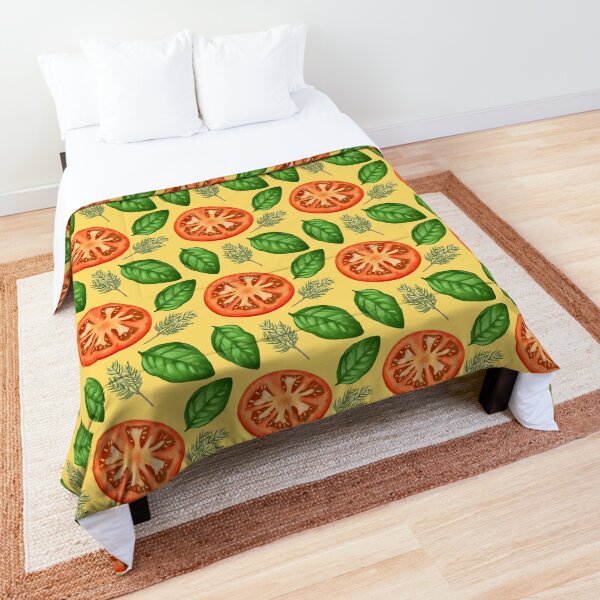 Rosemary, Basil and Tomato Comforter