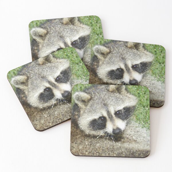 Item preview, The Cutest Raccoon designed and sold by MathenaArt.