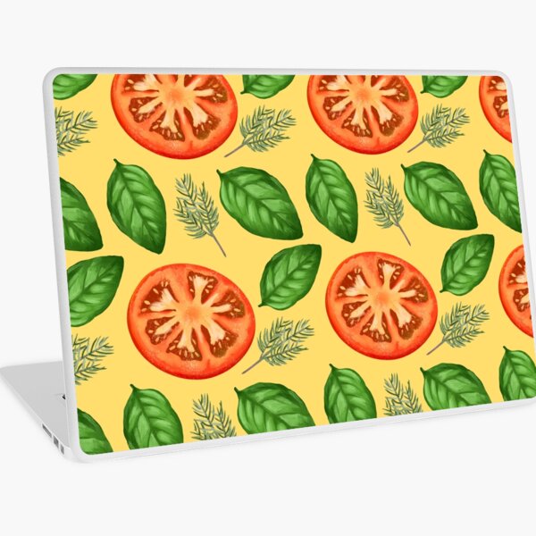 Rosemary, Basil and Tomato Laptop Skin