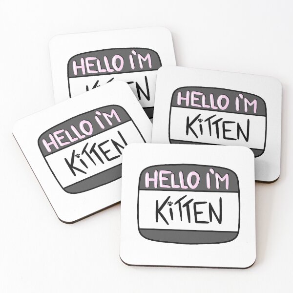 Item preview, Hello I'm.... Kitten badge designed and sold by Sonyque.