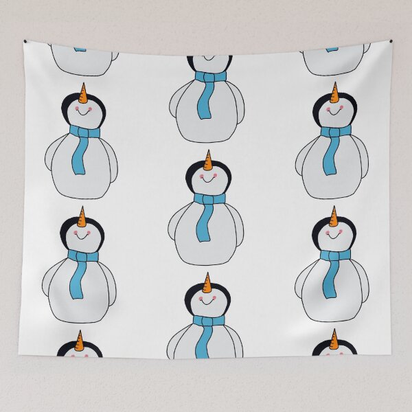 Item preview, Blue Scarf Snowman designed and sold by maddie55meadows.