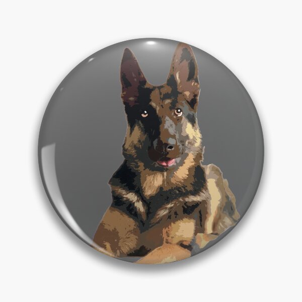 Item preview, curious german shepherd designed and sold by Ami San.
