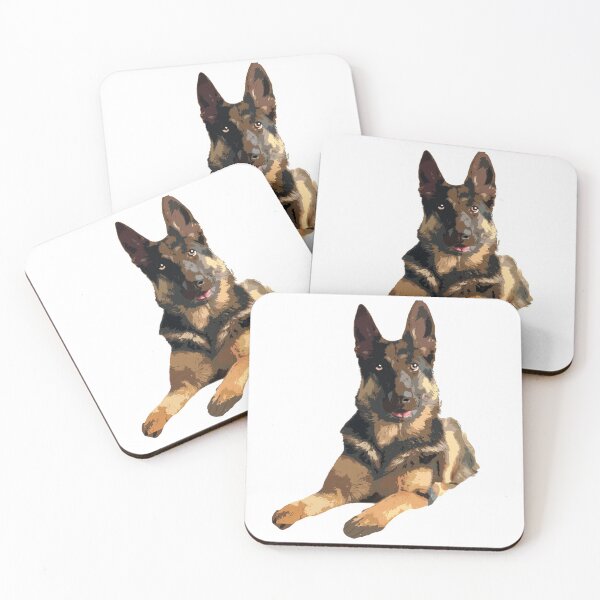 Item preview, curious german shepherd designed and sold by Ami San.