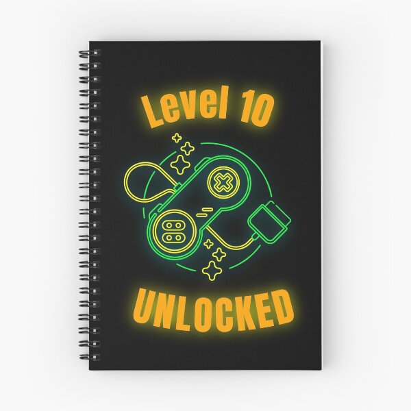 Item preview, Retro Level 10 Unlocked Gamer 10th Birthday designed and sold by thewhitteeguy.