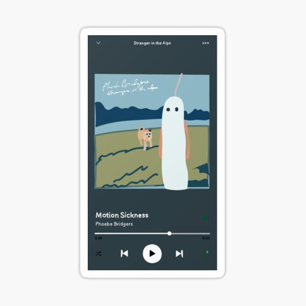 Item preview, Phoebe Bridgers Motion Sickness designed and sold by starsessentials.