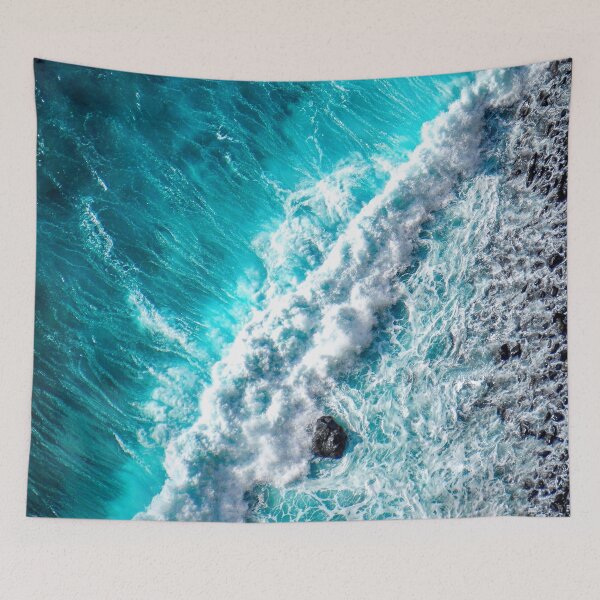 Item preview, Deep Sea Blue Waves designed and sold by BestBash.