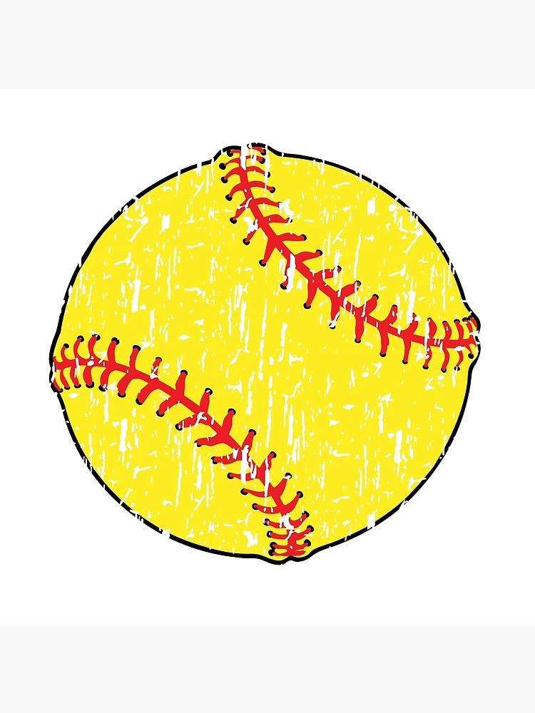 Softball Butterfly Softball Bat Yellow Car Ornament, 2D Flat Car Rear -  OhaPrints