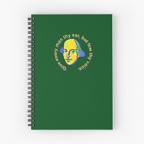 Item preview, Give every man thy ear, but few thy voice. designed and sold by Shaxspere.