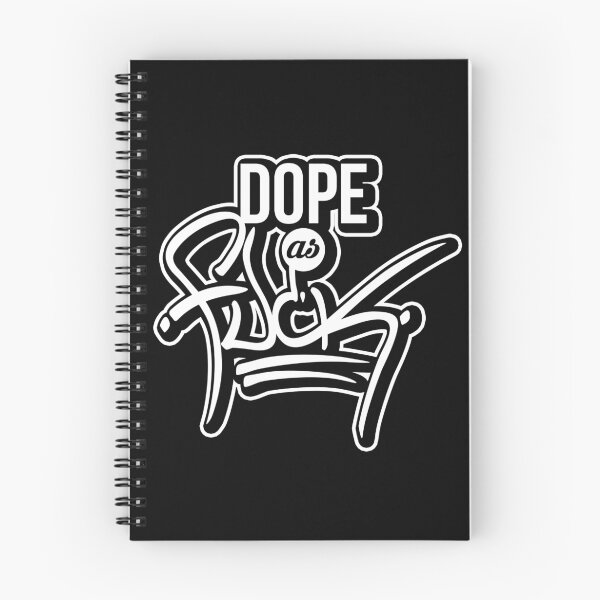 Item preview, Dope as fk - version 2 - white designed and sold by Supreto.