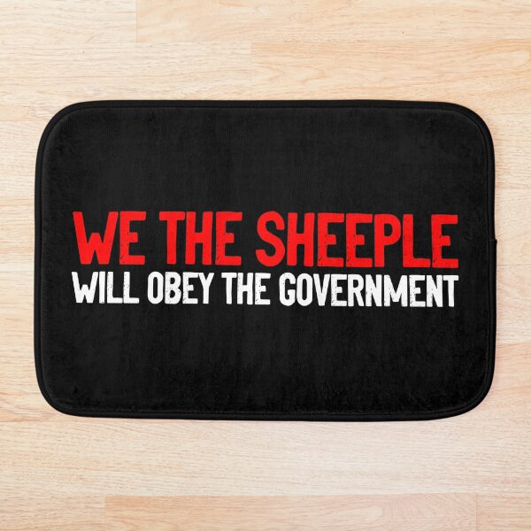 Item preview, We The Sheeple Will Obey The Government Censorship designed and sold by Sour Soul.