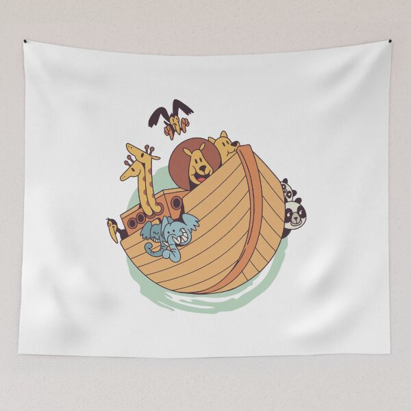 Item preview, Noah's Ark With Many Animals designed and sold by Shirtey.