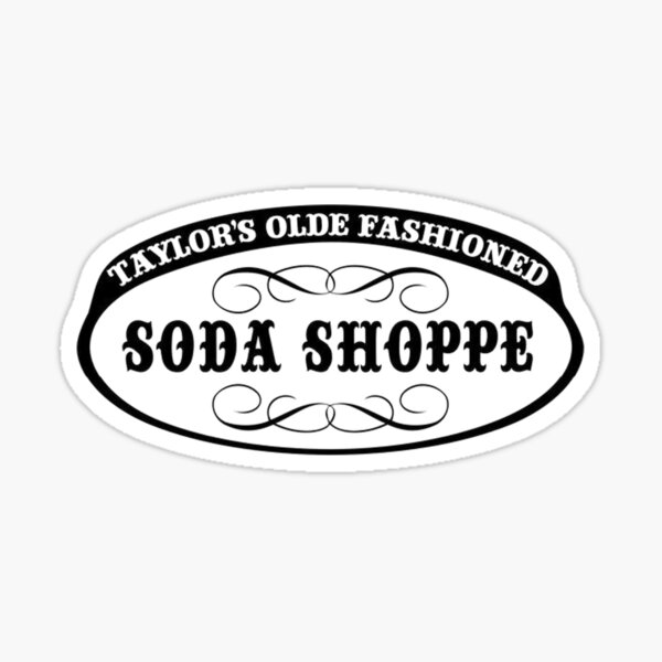 'Taylor's Soda Shoppe' Sticker for Sale by cecristini98 | Redbubble