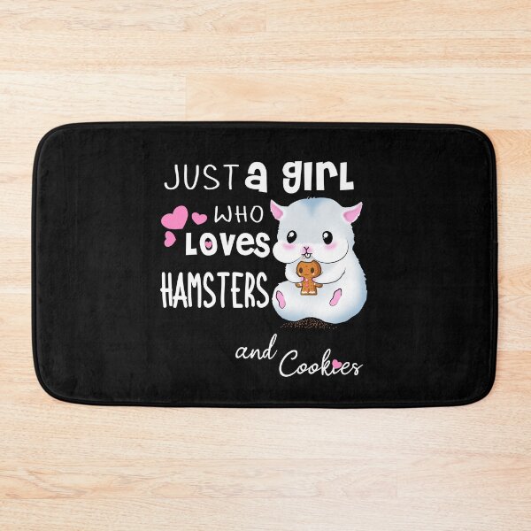 Item preview, Just A Girl Who Loves Hamsters And Cookies A Sweet Hamster Eats A Cookie designed and sold by Paulina Vanlife.