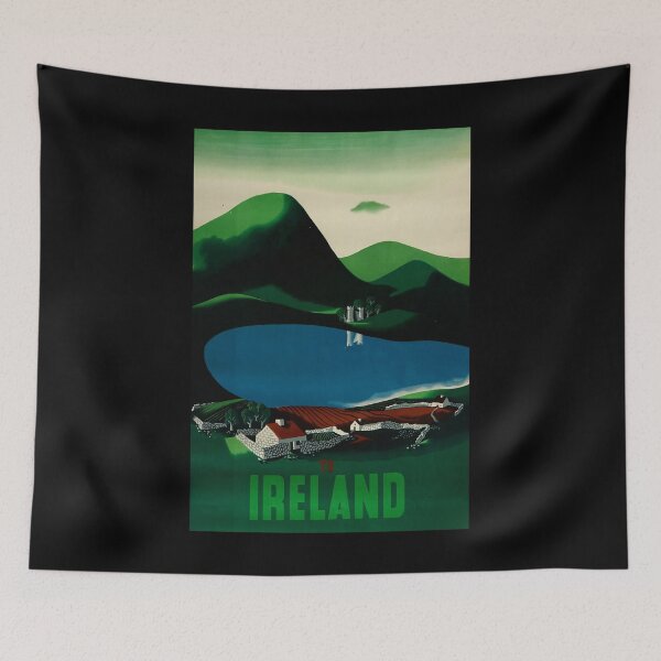 Item preview, retro classic Ireland poster designed and sold by CorasPosters.