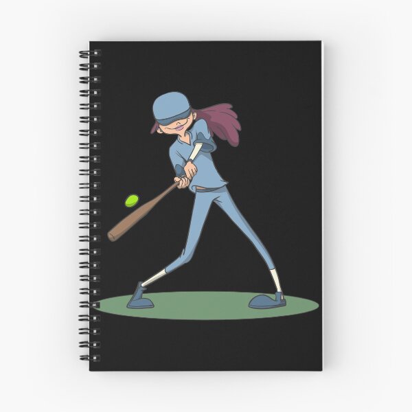 Item preview, Gir hitting softball with racket designed and sold by Monkey Ful.