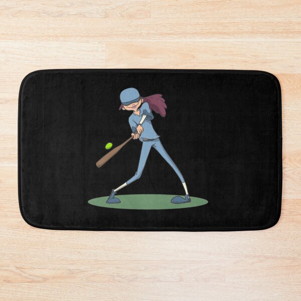Item preview, Gir hitting softball with racket designed and sold by Monkey Ful.