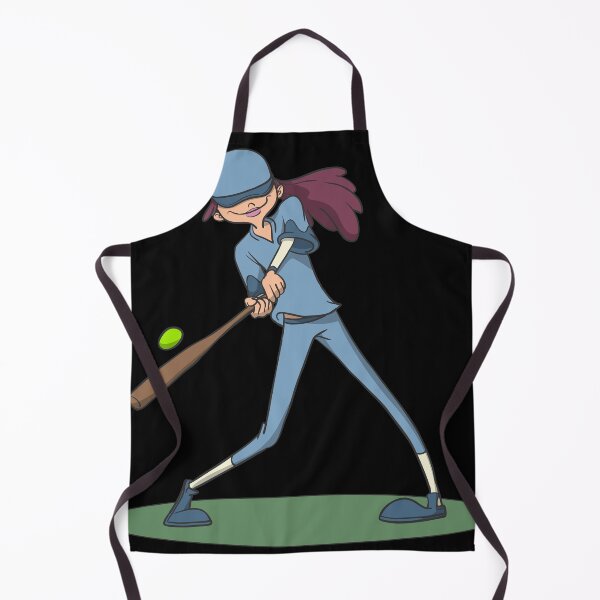 Item preview, Gir hitting softball with racket designed and sold by Monkey Ful.