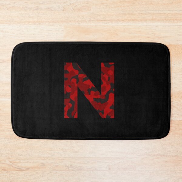 Item preview, Letter N Red Camo Design designed and sold by NECHSTORE.