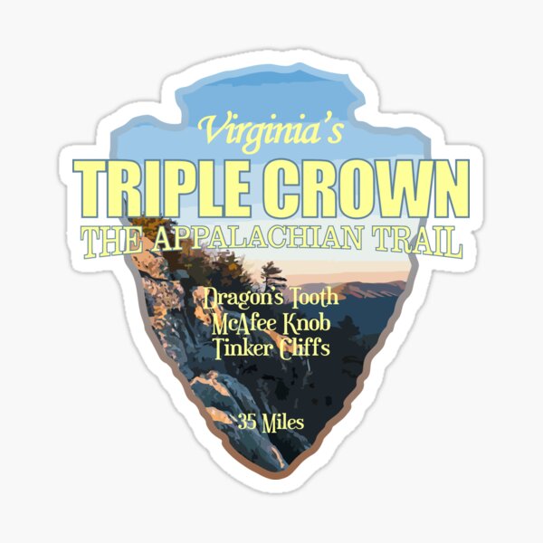 Item preview, Virginia's Triple Crown Loop (arrowhead) designed and sold by curranmorgan.