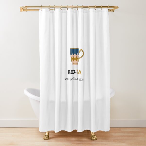 BOO-TEA Shower Curtain