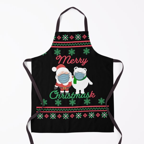 Item preview, Merry Christmask Christmas Sweater Santa Wearing Mask 2020 designed and sold by ForFunDesigns.