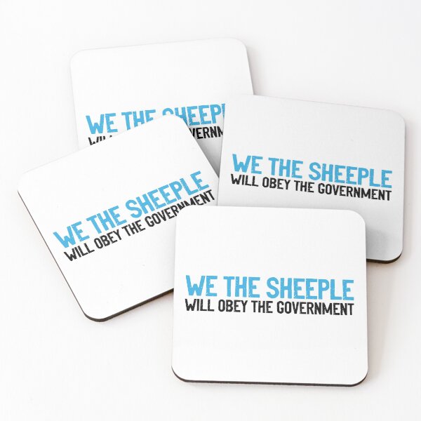 Item preview, We The Sheeple Will Obey The Government Pandemic designed and sold by Sour Soul.