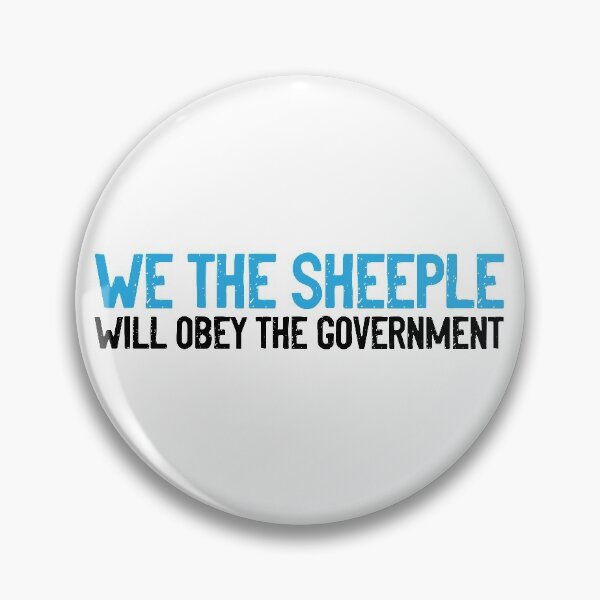Item preview, We The Sheeple Will Obey The Government Pandemic designed and sold by Sour Soul.