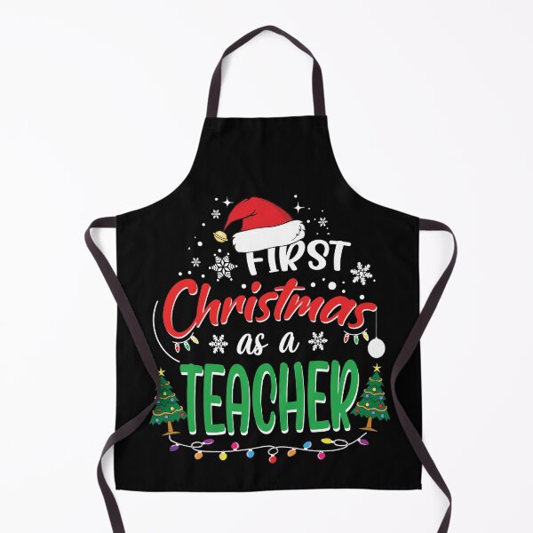 Item preview, First Christmas as a Teacher Funny 1st Christmas Gifts Ideas for New Teacher Teachers designed and sold by clothesy7.
