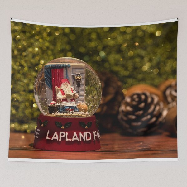 Item preview, Photograph of Christmas snow globe from Lapland with Christmas decorations  designed and sold by HTPOP.