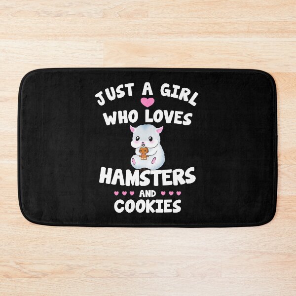 Item preview, Just A Girl Who Loves Hamsters And Cookies A Sweet Hamster Eats A Cookie designed and sold by Paulina Vanlife.