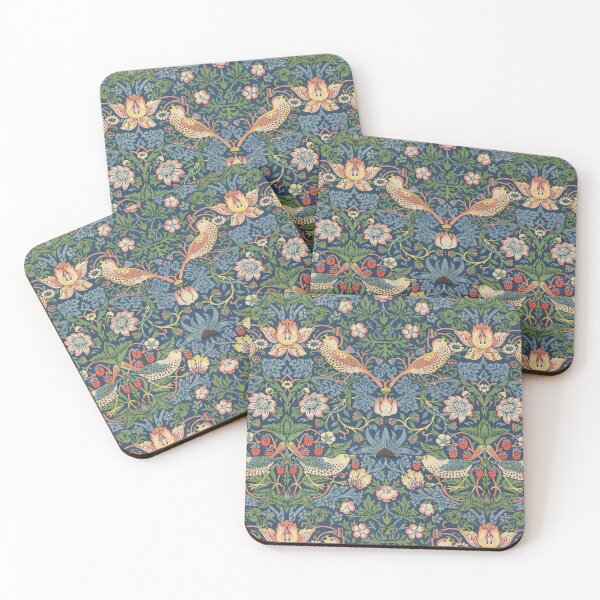 Item preview, Strawberry Thief - Vintage William Morris Bird Pattern designed and sold by Vintage Wall Art.