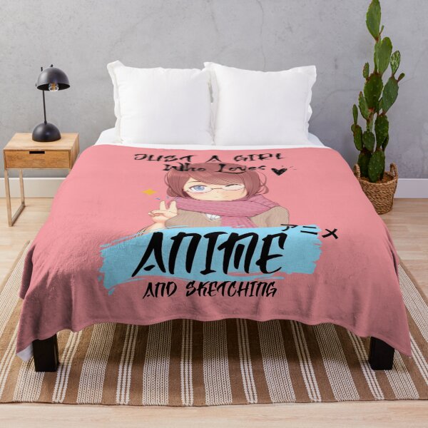 Item preview, Just A Girl Who Loves Anime And Sketching, Awesome Gift For Anime Lovers, Girls, Women, Friends, or Family designed and sold by PrettyAmazing.