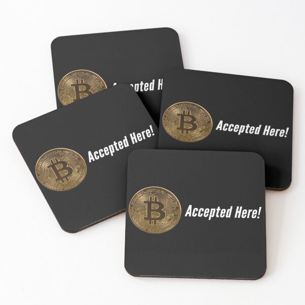Item preview, Bitcoin - Accepted Here! designed and sold by Cryptohaven.