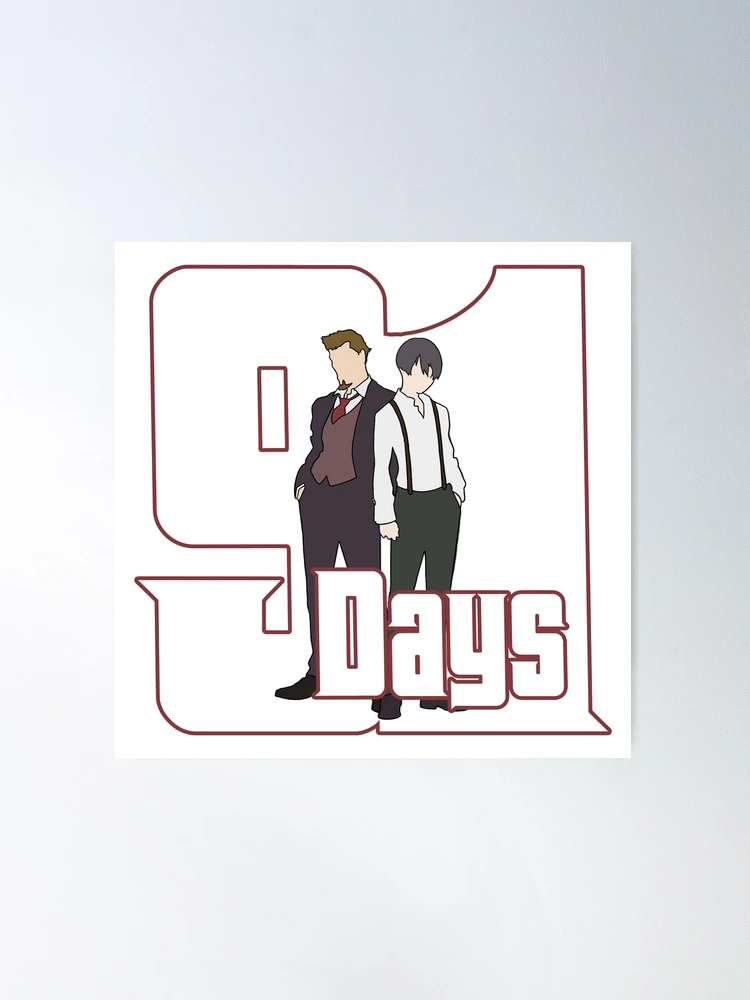 91 Days - logo Poster for Sale by BaryonyxStore