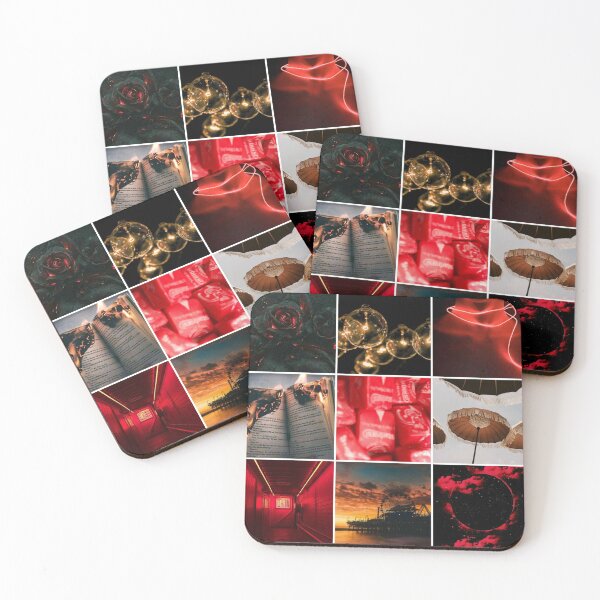 Item preview, Red and Orange Moodboard designed and sold by feardeargcrafts.