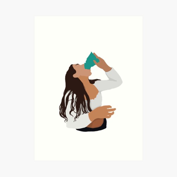 Sienna Mae Gomez tiktok sticker Art Print