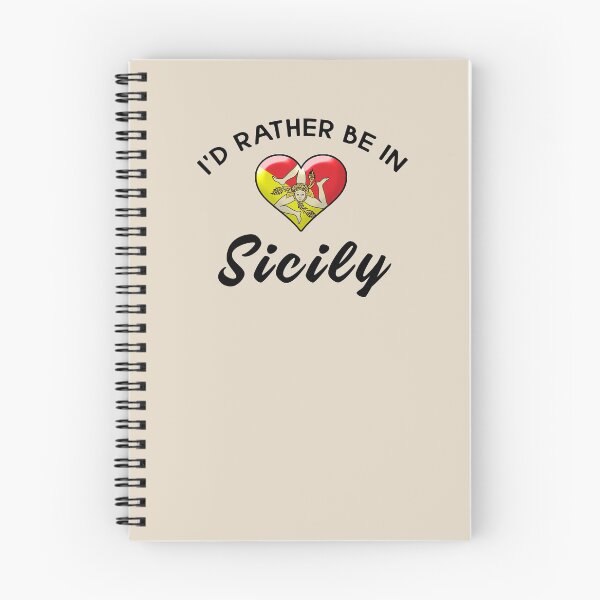 Item preview, I'd rather be in Sicily. With the Sicilian flag. designed and sold by obedtheartist.