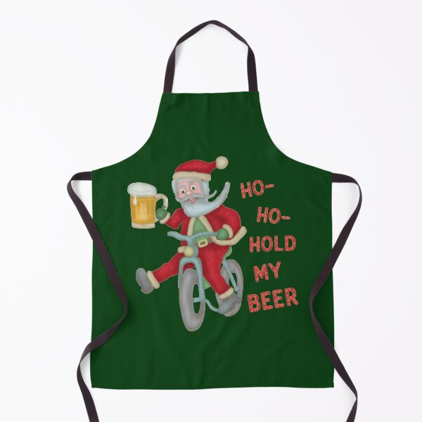 Item preview, Funny Christmas Santa Claus Hold My Beer designed and sold by emkayhess.