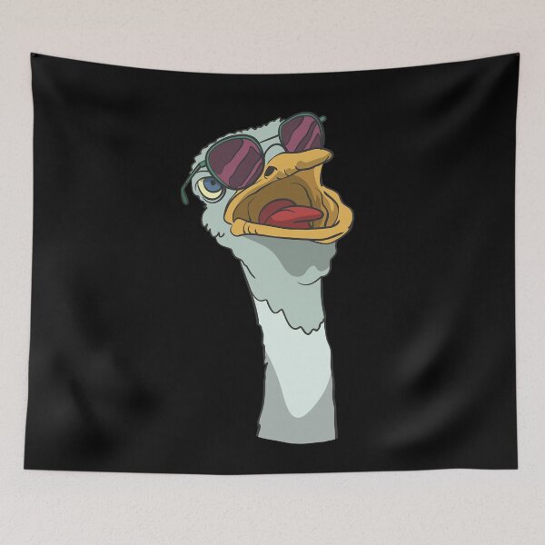 Item preview, Ostrich with sunglasses designed and sold by Monkey Ful.