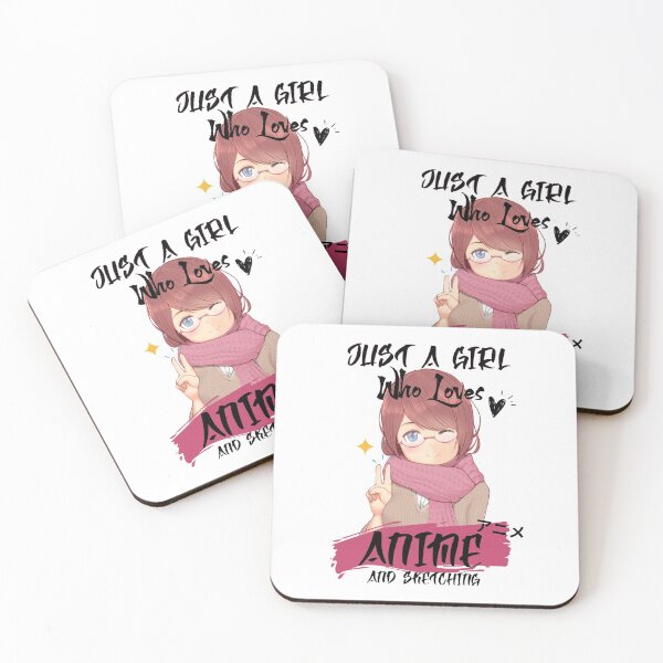 Item preview, Just A Girl Who Loves Anime And Sketching, Awesome Gift For Anime Lovers, Girls, Women, daughter, cousin designed and sold by PrettyAmazing.