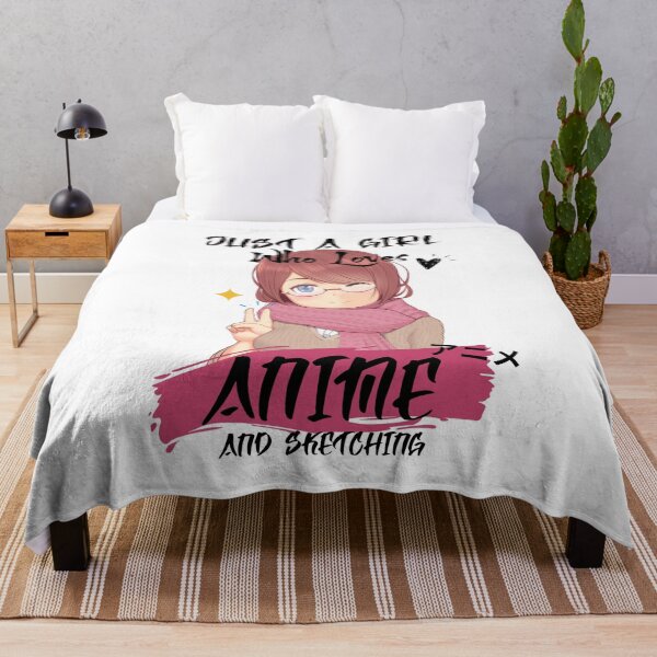 Item preview, Just A Girl Who Loves Anime And Sketching, Awesome Gift For Anime Lovers, Girls, Women, daughter, cousin designed and sold by PrettyAmazing.