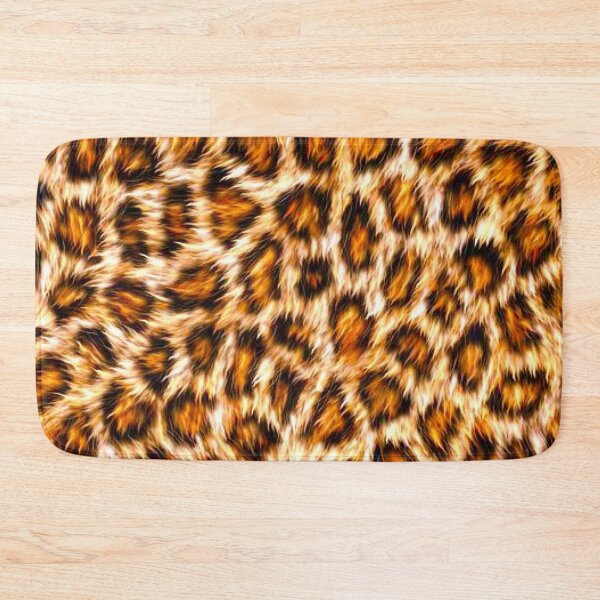 Item preview, Leopard faux fur effect animal print designed and sold by Julieford.