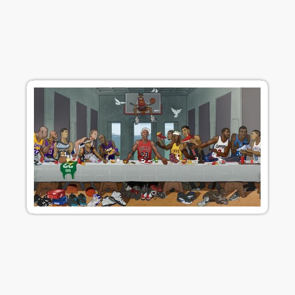 Last dinner basketball Sticker