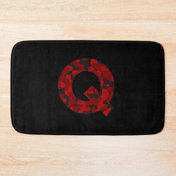 Item preview, Letter Q Red Camo Design designed and sold by NECHSTORE.