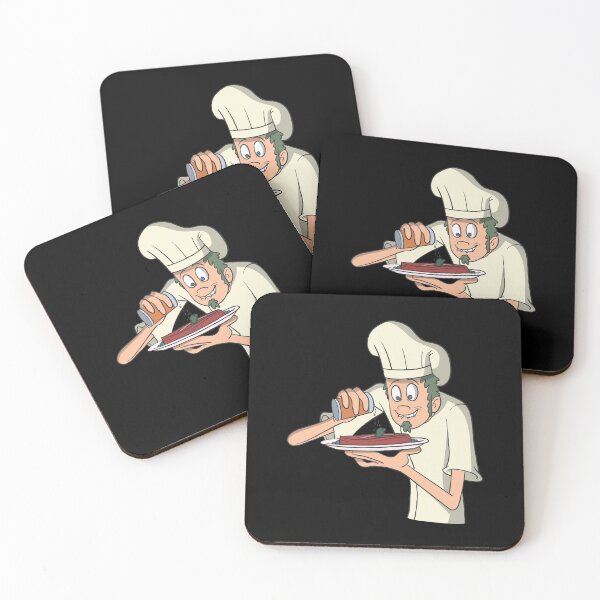 Item preview, Chef cook seasons a steak designed and sold by Monkey Ful.