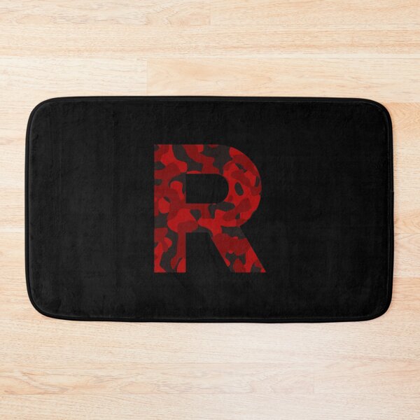 Item preview, Letter R Red Camo Design designed and sold by NECHSTORE.
