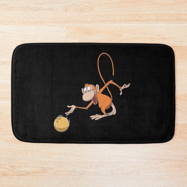 Item preview, Monkey throwing a bowling ball designed and sold by Monkey Ful.