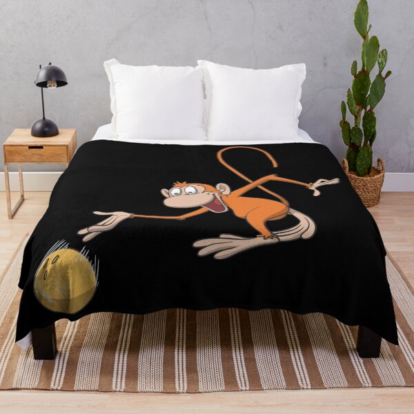 Item preview, Monkey throwing a bowling ball designed and sold by Monkey Ful.