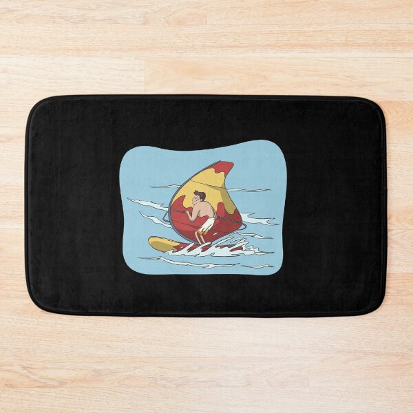 Item preview, Windsurfing surfer at a jibe gift designed and sold by Monkey Ful.
