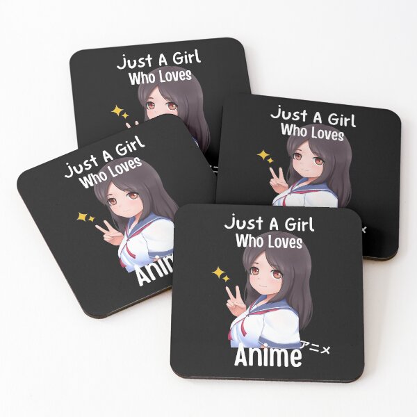 Item preview, Just A Girl Who Loves Anime, Awesome Gift For Anime Lovers, Girls, Women, Funny Gift designed and sold by PrettyAmazing.